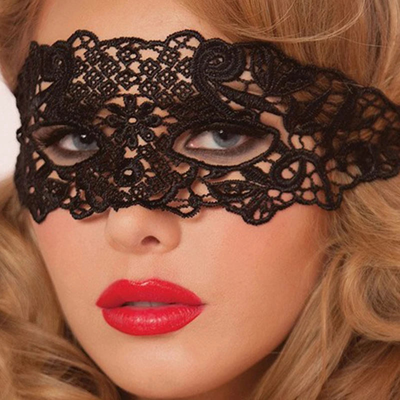 Sexy Queen -  Hollow Lace Masquerade Face Mask