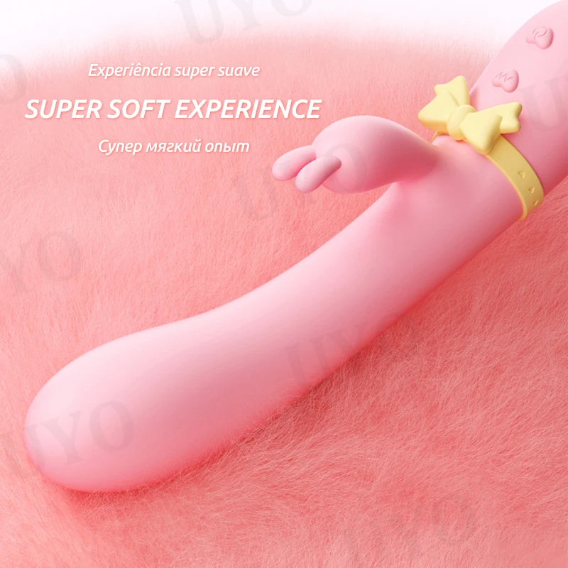 Silicon Rabbit Vibrator - Multifunction Clitoral Waterproof Vibrator