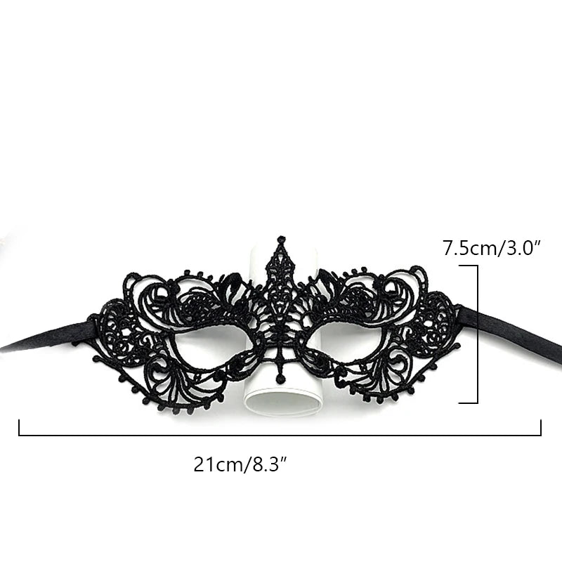 Sexy Queen -  Hollow Lace Masquerade Face Mask