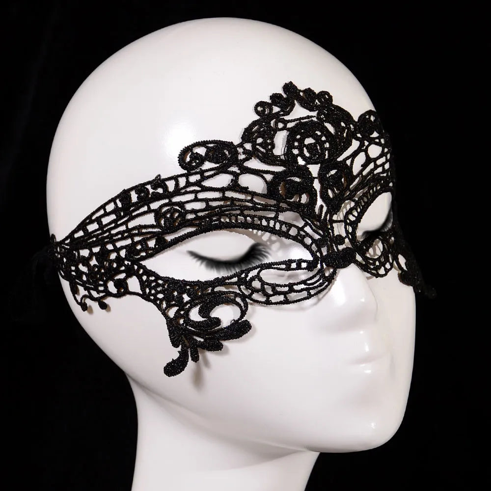 Hot Night - Hollow Lace Masquerade Face Mask