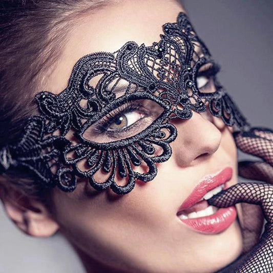 Hot Night - Hollow Lace Masquerade Face Mask