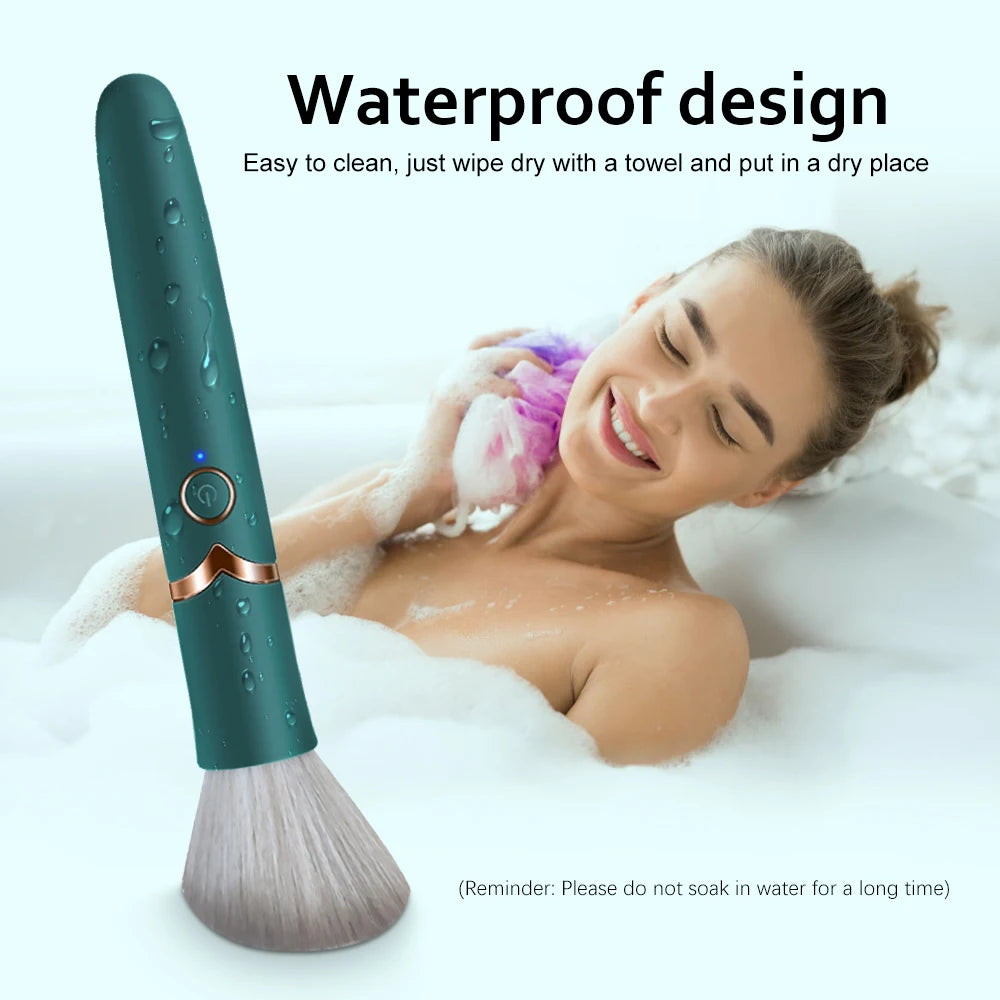 Nobody knows! Brush-like Waterproof Vibrator